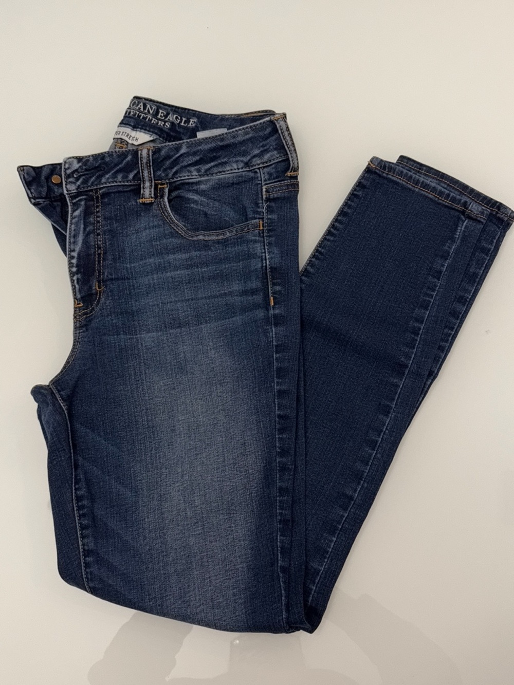 American Eagle Outfitters Women’s High-Rise Jegging - Dark Blue Wash